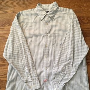 Nautica Two-Ply Cotton Checked Button-Down Shirt